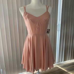 KIMCHI BLUE Size 2 Rose Tyrie Mini Dress Fit Top and Double Flare Skirt